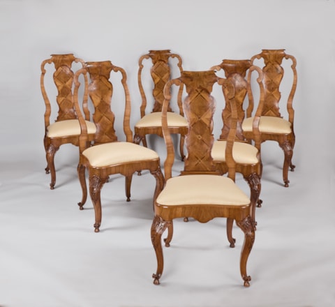 A Set of six Rokoko-Chairs