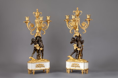 Pair of Louis XVI Candelabras