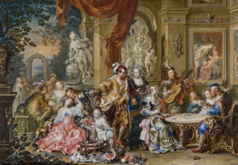Amusement at the court